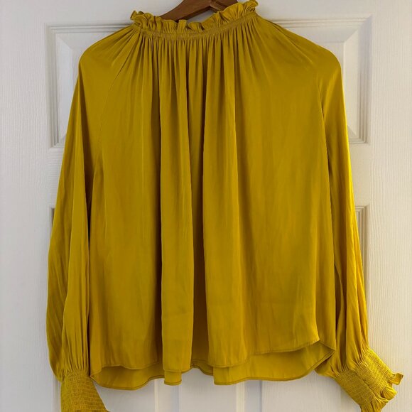 Yellow Golden H&M Blouse - Size Eur 34 (Small) - Picture 1 of 3